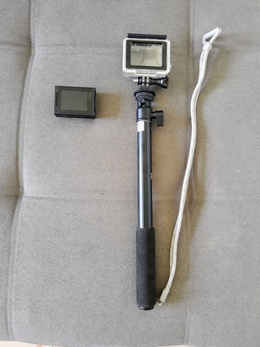 Câmera Gopro Hero4 Silver+bastão+carregador S/cartão Class10