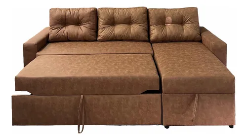 Sofá Cama Baúl Tipo L