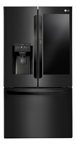 Geladeira Smart LG Inverter French Door Instaview Door-in-do Cor Black Inox