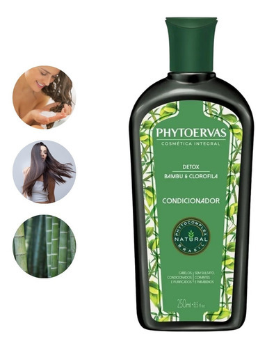  Condicionador Detox Capilar Nutrição Hidrata Phytoervas250ml