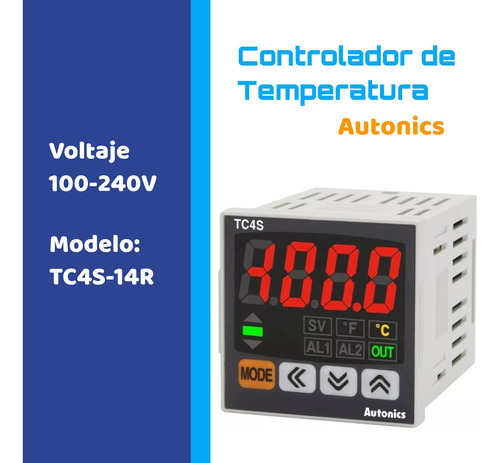 Controlador De Temperatura Autonics Tc4s-14r
