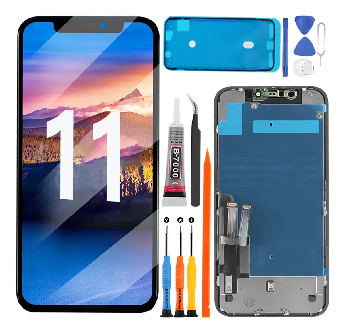 A-MIND Pantalla ( HD+) Para iPhone 11 A2221 A2111 A2223 Táctil y Display