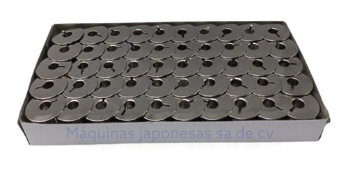 Imagen 1 de 3 de 50 Carretes De Metal Para Máquina De Coser Recta