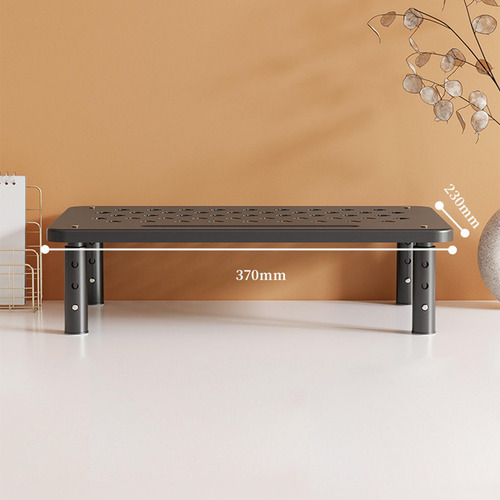 Soporte Elevador De Para Computadora Con Orificios De Negro