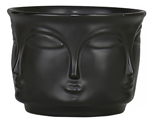 Maceta Creativa De Cactus Suculentos Black Man Face Pot