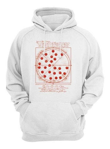 Sudadera La Pizza Vitruvio Creativa Divertida Mod.1199