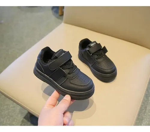 Zapatos Antideslizantes For Niños De Color Puro De Moda