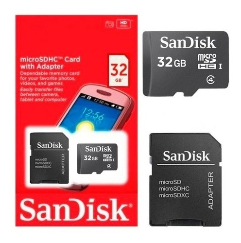 Cartão De Memória Sandisk Sdsquns-032g