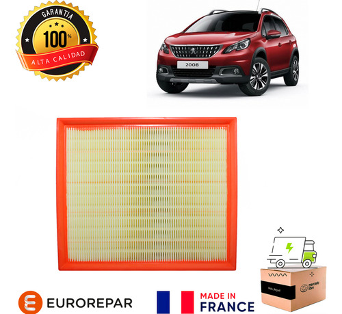 Filtro Aire Para Peugeot 2008 1.6 Dv6d 2016 2018 Diesel