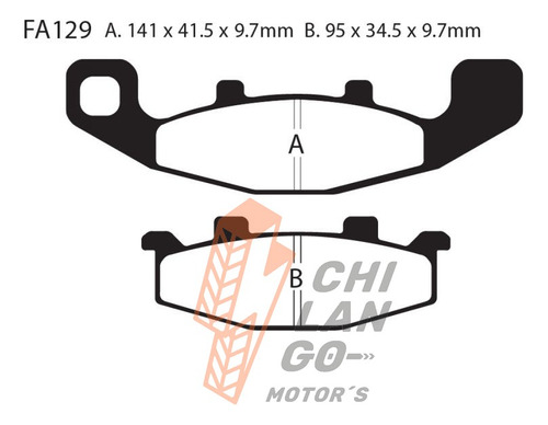 Balatas Ebc Del. Suzuki Gsx 250 Ssm Katana 91 Fa129