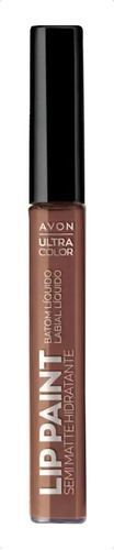 Batom Líquido Avon Ultra Color Lip Paint Atitude Nude 7ml Cor Nude Atitude