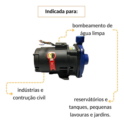 Bomba Centrífuga Ksb Hydrobloc C2000nt 2 Cv Trif. 220/380v