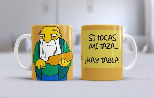 Plantillas Sublimación Tazas - Los Simpsons / 40 Diseños