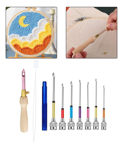 10 Piece Embroidery Diy Knitting Kit Set