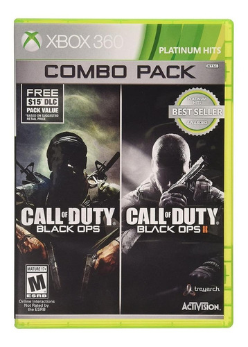 Call of Duty: Black Ops I & II  Black Ops Combo Pack Activision Xbox 360 Físico