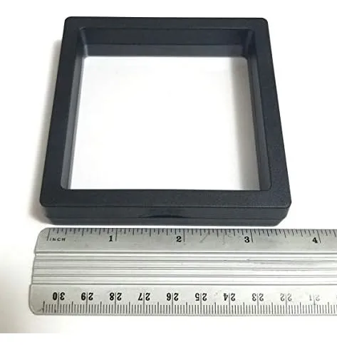 Pantalla De Marco Flotante 3d Transparente Negro Para Moneda
