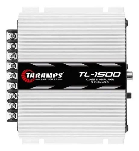 comprar Potencia Taramps Tl1500 390w Rms 3 Canais 2 Ohm Som De Carro