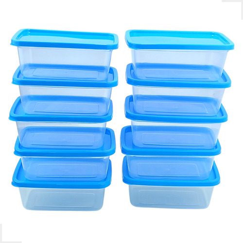 Pote Marmita Kit 10 Potes 1500ml Bpa Free Tipo Hermetico