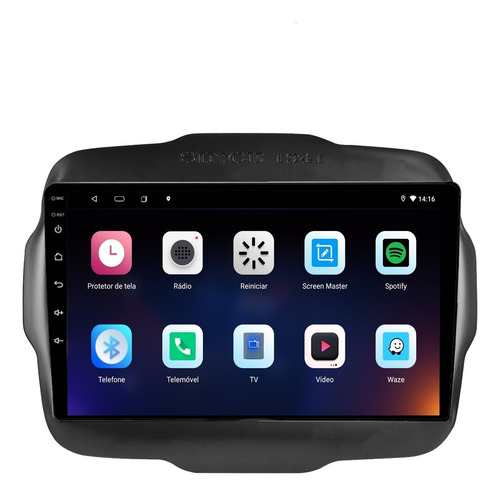 Multimidia Renegade Sport 2025 Carplay Octacore 6gb 128gb 4g
