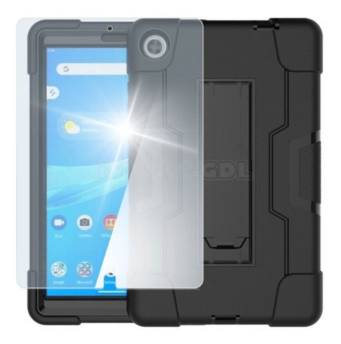 Mica + Funda Uso Rudo Lenovo Tab M7 Tb-7305f Tb-7306f 