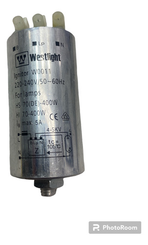 Arrancador Ignitor Metal Halide Y Sodio 70-400w 220-240v