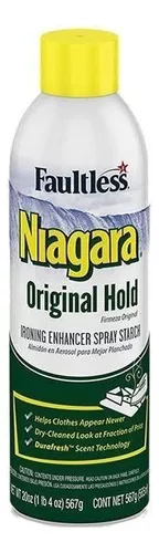 12 Pzs Almidón En Spray Heavy Para Ropa De 585 Ml Niagara Niagara Heavy  Fresh