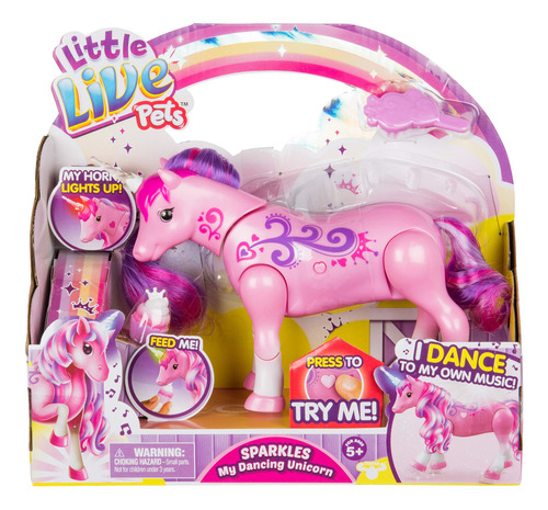 Unicornio Bailarín Little Live Pets Interactivo 18 Cm