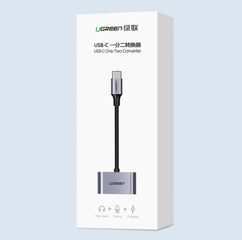 Adaptador Audio Usb-c Carga + Audio Original Android Digital