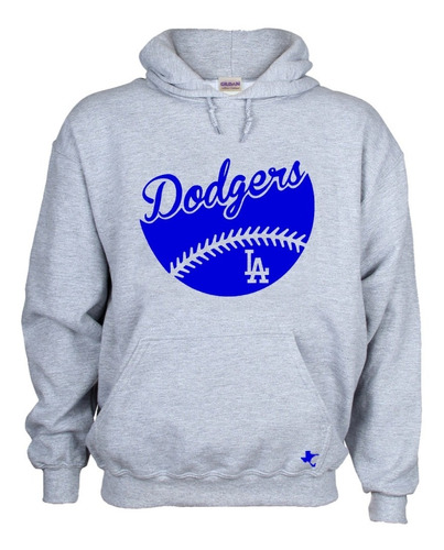 Sudadera Capucha Dodgers De Los Angeles Logo Ball La Mlb 