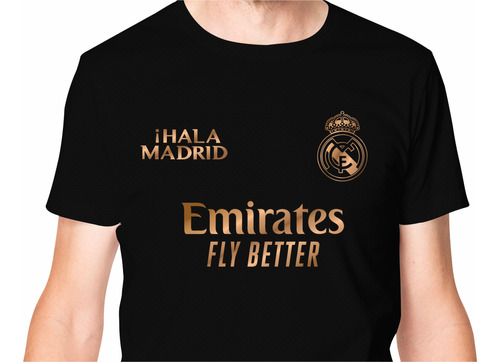 Playera Deportiva Real Madrid Manga Corta Todas Las Tallas