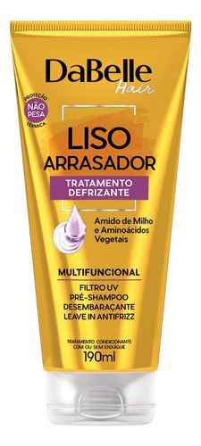 Dabelle Óleo Creme Leave-in Defrizante Liso Arrasador 190ml