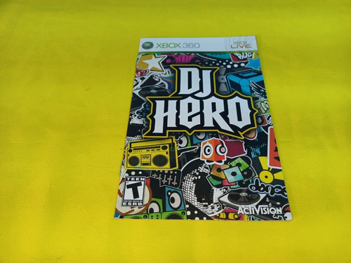 Manual Original Dj Hero Xbox 360