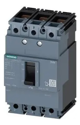 Breaker De 3p 100a Icu:25ka Siemens 3vm1110-3ee32-0aa0