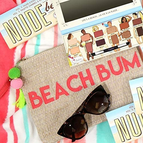 Paleta De Sombras De Ojos Thebalm Nude Beach, 12 Tonos Llama