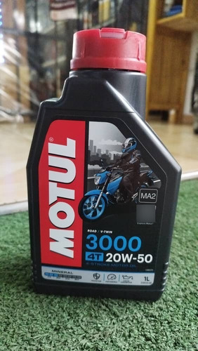 Aceite 20w50 Mineral 4 Tiempos Motul 3000 1 Litro