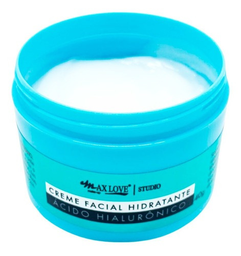 Crema facial hidratante con ácido hialurónico 40 g Max Love