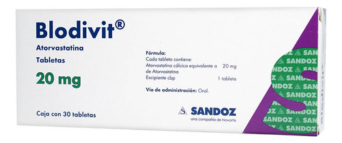 Blodivit Tableta 20 Mg, 30 Tabletas