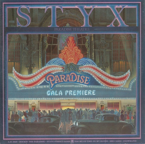 Styx - Paradise Theatre Lp Gatefold Vinilo 80's P78