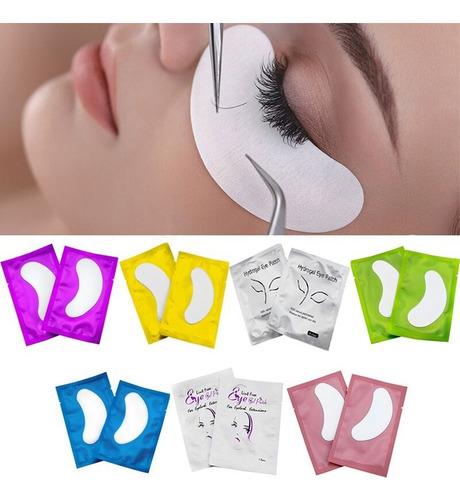 50 Parches Hidrogel Para Lifting Y Extensiones De Pestañas