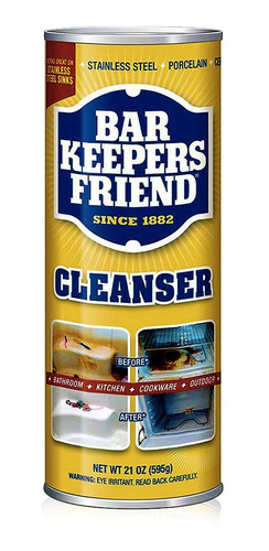 Limpiador Ollas, Estufas Oxido Bar Keepers Friend Polvo 595g