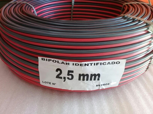 Cable Rojo Negro 2x2,5 Mm 100% Cobre X 20 Metros Vhf Uhf Hf