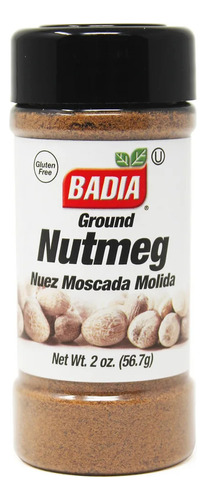 Nuez Moscada Molida 56.7 Gr - Badia - Sin Gluten