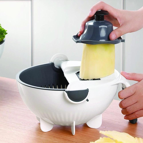 Mandolina Cortador Rallador De Verduras + Colador + Bowl Ofe