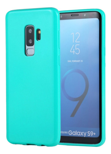 Funda Case Para Samsung S9 Plus Jelly Pearl Verde Antishock