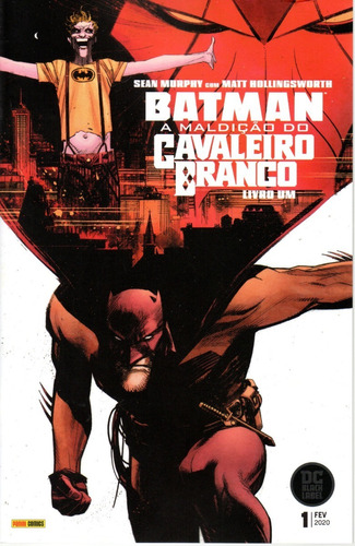 Batman A Maldição Cavaleiro Branco N° 01 - 36 Páginas Em Português - Editora Panini - Formato 17 X 26 - Capa Mole - 2020 - Bonellihq 1 Cx475 J23