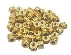 20x New 4 Brass Threaded Heat Set Inserts For Plastic 3d