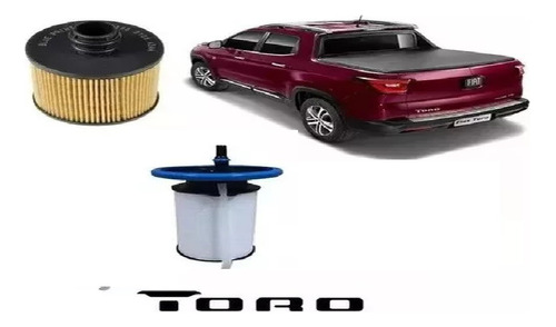 Kit De 2 Filtros Fram Fiat Toro Diesel 2.0 Jtd