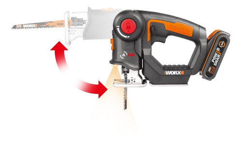 Sierra Caladora Sable A Batería 20v Worx