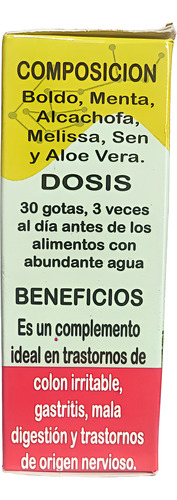 Colon Vida Gotas Orales Trata Problemas Del Colon - 30cc