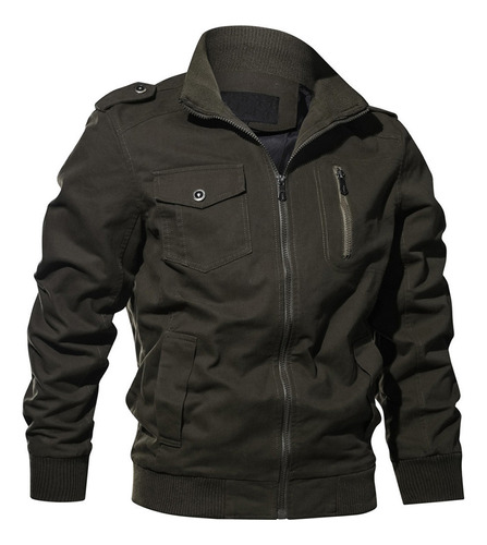 Ropa Militar De Invierno Para Hombre, Bolsillo Con Cremaller